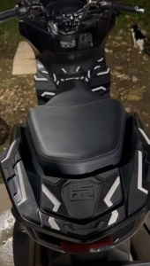 Upper Stop Lamp Protector Cover Honda PCX 160 Aksesoris Decal Variasi Carbon Pelindung Body Bahan Karet Premium Warna Tidak Luntur