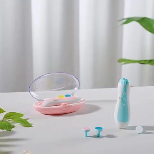 Autumnz 6 in 1 Electric Manicure Set Baby Nail Trimmer / Baby Nail Clipper (Pink / Turquoise) | GoodealBB