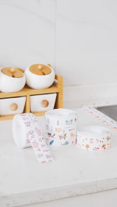 Perekat Tape Lakban Anti Jamur Air Minyak PVC Wastafel Dapur Kamar Mandi Sela Siku Penutup Celah Motif