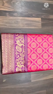 [PRE ORDER] 1 Minute Ready To Wear / Normal Banarasi Soft Silk Saree ~ Delivery Lead Time : 10 days