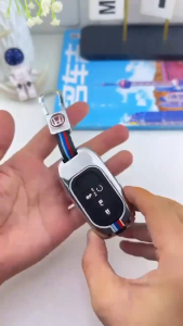 Ốp Chìa Khóa Xe Honda Civic 2022 2023 2024 Honda CRV 2024 Chìa 4 Nút Như Hình Họa Tiết 3 Sọc Màu Lịch Lãm Sang Trọng