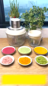 Máy Xay Thịt SEKA SK2287 2 Cối Máy Xay Đa Năng SEKA SK2288 Tay Cầm Inox dung tích 2 lít BH 1 năm