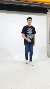 TUKUO ID Kaos Hitam Pria T-Shirt Swag Duck Full Cotton Premium Reguler Fit Round Neck