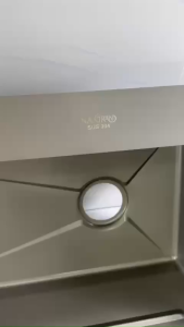 CHẬU DÀY 3ly Chậu Rửa Chén Bát CAO CẤP PHỦ NANO XÁM N17 7846 và KHAY và bộ xiphong và thớt bồn rửa chén inox 1 hố