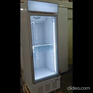 Aucma SD-400SBID Display Freezer 480L capacity Clear glass display Adjustable shelves