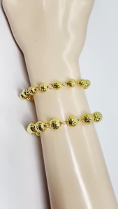 MJ Jewellery 375/9K Gold Bracelet T140