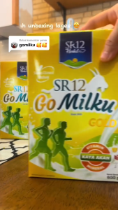 GoMilku Gold Sr12 - Susu Dewasa Dan Lansia - Susu Bubuk Etawa Membantu Menyehatkan Tulang Dan Sendi - Aman Untuk Penderita Diabetes / Susu Lansia