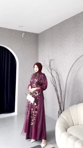 BEST SELLER Nadin Dress Outer Garden Gamis Kondangan Wanita Dress Muslim Dress Pesta Terbaru 2024