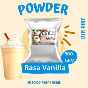 Bubuk Minuman Rasa Vanilla & Powder Drink Vanila 500gram