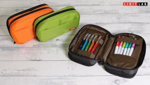 Túi vải đựng bút nhiều khoang Lihit Lab Teffa Pen case A7551