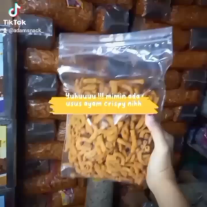KERIPIK USUS AYAM 125GR DAN 500GR / ORIGINAL DAN BALADO CRISPY
