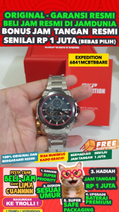 JAM TANGAN EXPEDITION PRIA ORIGINAL EXPEDITION 6841 6841MCBTBBARE - Men CT - Stainless Steel - Hitam - Jamdunia Jam dunia JD18 # JAM TANGAN PRIA JAM EXPEDITION PRIA + EXF 6841 MCBTBBARE EXF6841 EXF6841MCBTBBARE EXF 6841MCBTBBARE 6841MCBTBBARE S003