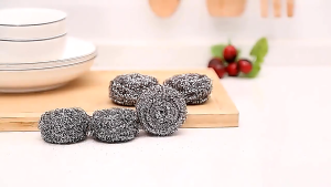 ฝอยขัดหม้อ พร้อมมือจับ 12ชิ้น ฝอยสแตนเลส ทำความสะอาด ขัดกระทะ ฝอยเหล็ก ล้างจาน ขัดหม้อ สินค้าพร้อมส่งจากไทย