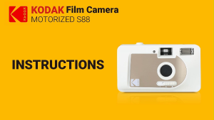 [CAMERA ONLY] KODAK S-88 S88 Motorized Automatic Winding Film 35mm 135 Reusable MVP CAMERA