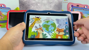 LD-M355 Kids Study Tab Astronout Version Tablet Android Touch Screen 7 Inci Edukasi Anak Wifi Only