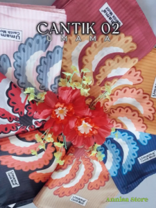 UMAMA SQUARE HIJAB SEGIEMPAT CANTIK MOTIF 02 UKURAN 110X110CM / UMAMA SCARF JILBAB SEGI EMPAT POLY COTTON MOTIF