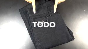 Prodigo * Todo Celana Jeans Pria I Jeans Hitam Pria Slim Fit Stretch I Celana Denim Selvedge Accent I Denim Pants Black
