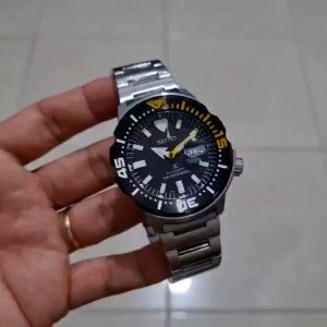 [Promo] Jam Tangan Pria Seiko Prospex Padi Diver Stainless Steel Strap Bonus Strap Rubber Automatic Original Garansi 2 Tahun [✔COD][100% Authentic]