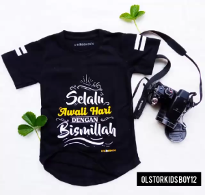kaos kurta anak laki-laki motif alfath