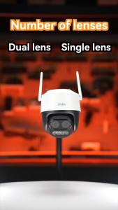 Camera Wifi IMOU CRUISER Z S7DP 3K 5MP Zoom 12X Ống Kính Kép Xoay 360 Độ Đàm Thoại 2 Chiều Có Màu Ban Đêm