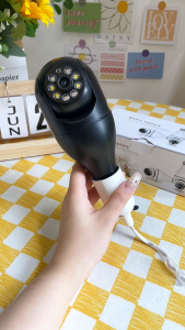 V380Q15/Q16s black IP CCTV camera bulb security audio wired indoor smart home full hd set night vision baby monitor