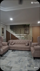 Sofa Baldu 3 Seater + 2 Kerusi Baldu + 1 Bangku