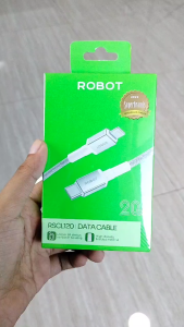 Kabel Data Charger Type C To Lightning 20W 2.4A Fast Charging PD Power Delivery IP Robot RSCL120