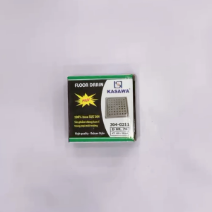 Ga thoát sàn chống hôi ngăn rác 2 tầng inox 304 VINA G211 size 10x10cm phi 60