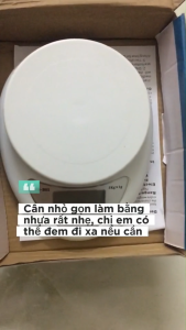 Cân Tiểu Ly Điện Tử Nhà Bếp Mini Định Lượng 1g - 5Kg Làm Bánh Độ Chính Xác Cao Tặng Kèm 2 Pin AAA