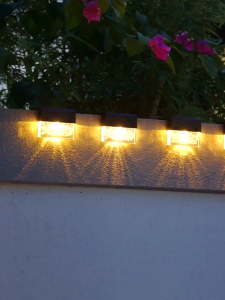 LED Solar Light Deck Light Fence Light Solar LED Light Outdoor Garden Lights Outdoor Street Lamp Stair Lights Step Light Waterproof