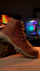 Onar Street - Sepatu Pria Safety Ujung Besi Boots Gunung Outdoor Touring Kode F-02