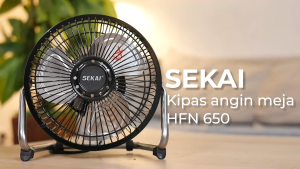 SEKAI Kipas Angin Meja Tornado / Kipas Angin Duduk 6 Inch - HFN 650