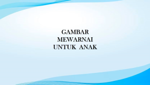 Gambar Mewarnai | Kertas Mewarnai