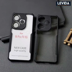 Casing Perlindungan Poco F6 4G: Case Armor & Shockproof Fusion Case