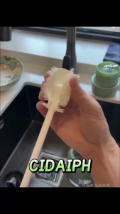 Foldable Brush Head Silicone Cup Brush 360 ° Washable Cup Brush Insulation Cup Gap Cleaning