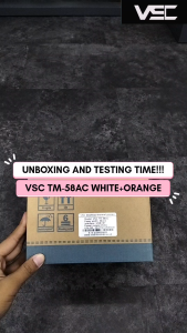 PRINTER THERMAL VSC TM-58AC AUTOCUTTER 58MM INTERFACE USB - BLUETOOTH - KASIR THERMAL WHITE+ORANGE