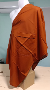 อังสะ สะไบปล่อย ผ้ามัสลิน ใส่สบายไม่ร้อน ( อังสะพระ สะไบ อังษะ พระ เสื้อ ผ้าพระ ) โชคดีโปรดักส์ สังฆภัณฑ์