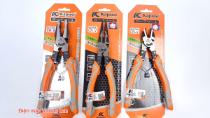 Kìm Điện - Cắt - Nhọn thép Crv cao cấp Kapusi Japan Tiết kiệm 30% sức lực so với kềm thông thường