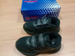 Sepatu Sneaker Sekolah Anak Anak Laki Laki Perempuan Cewek Cowok Warna Hitam Tali Perekat Rekat Velcro Kecil Tanggung Umur Usia PAUD TK SD SMP SMA Kelas 1 2 3 4 5 6 7 8 9 0 Tahun-GUDANGTASDANSEPATU102721