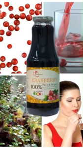 Cranberry Juice (PomeFresh Pure Organic Cranberry Juice)