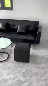 Bộ sofa bed 6 món đặt phòng khách - sofa bed gấp thành giường - bh 1 năm