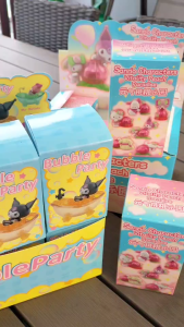 ของเล่นเซอร์ไพรส์ โมเดลการ์ตูนสุ่ม ซานริโอ้ Sanrio Bubble Party  และ Sanrio characters vitality peach paradise คุณภาพดี