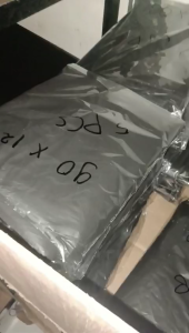 50 PCS TRASHBAG TEBAL DAN KUAT / KANTONG PLASTIK / KANTONG SAMPAH UKURAN 50 X 60 CM