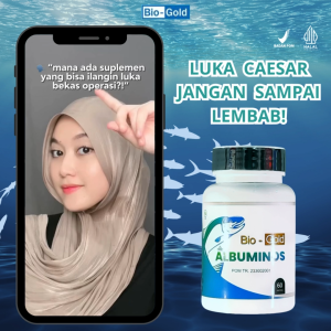 Albuminos Kapsul Ikan Gabus: Penyembuhan Luka Pasca Operasi