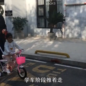 1Set Kids Bike Training Handle Non Slip Design Fast Learning Trainer Balance Push Bar Universal