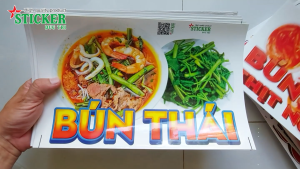 🔥 MIẾNG DÁN BÚN THÁI 🔥 DÁN TRANG TRÍ TƯỜNG XE CỬA KÍNH... TRANG TRÍ QUÁN ĂN SANG TRỌNG