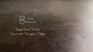 Truly Gourmet Natural Tempeh Chips - Garlic Flavour 80g