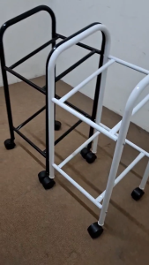 Rak Galon Tingkat 2, Rak Galon Susun 2, Rak Galon Sudah Pakai, Roda Rak Penyimpanan Galon