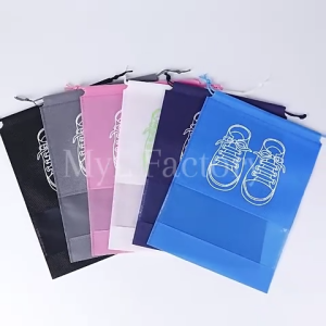 MyL Kantong Sepatu travel anti debu organizer sandal pouch penyimpanan model bag tas serut serbaguna