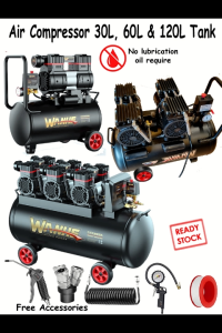 Air Compressor 70L Oilless Air Compressor Oil Free Air Compressor Oil Less Air Compressor Silent Type Motor